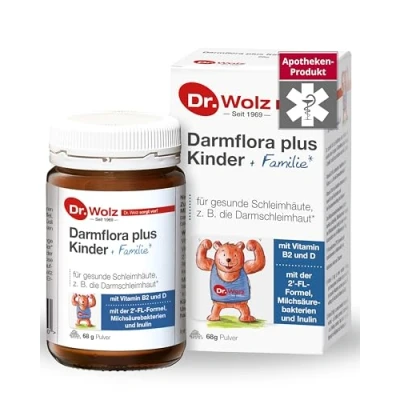Obrázek Střevní mikroflóra plus děti + rodina Dr. Wolz, s bakteriemi mléčného kvašení a 2&#039;Fucosyllaktózou, 68 g