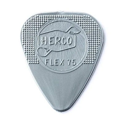 Obrázek Jim Dunlop Flex75 Kytarový trsátko, těžký, stříbrný, 12 kusů
