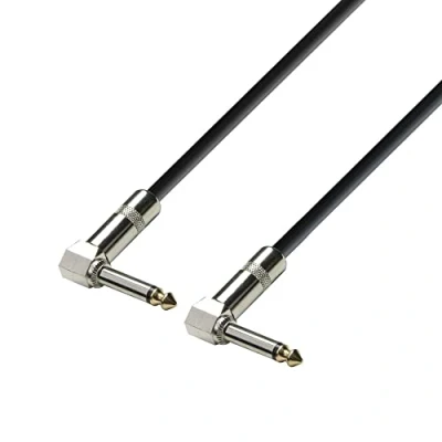 Obrázek Adam Hall Cables 3 Star Serie InstrumentenKabel 6,3 mm úhlový jack mono na 0,30 m