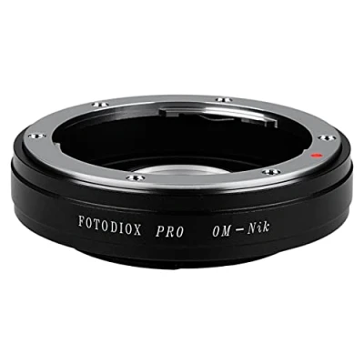 Obrázek Fotodiox Pro Lens Mount Adapter Compatible with Olympus OM 35mm Film Lenses on Nikon F Cameras
