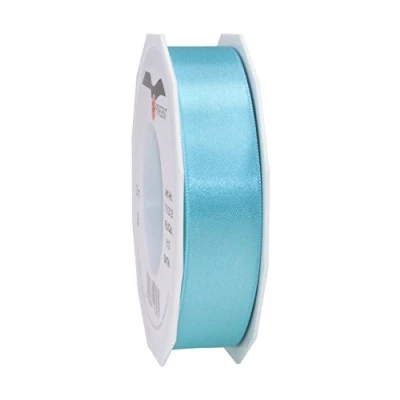Obrázek PRÄSENT C.E. Pattberg Satin aquamarin, 25 m Satinband zum Einpacken von Geschenken, mm Breite, Geschenkband Dekorieren &amp; Basteln, Dekoband, Anlass