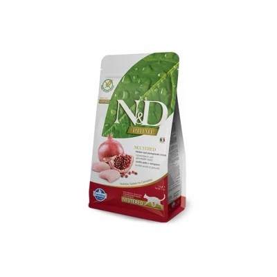 Obrázek N&amp;D Grain Free Prime Cat Neutered Chicken &amp; Pomegranate 5kg