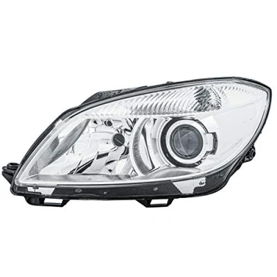 Obrázek HELLA 1ZL 010 417 411 DE/Halogen/FF světlomet mimo jiné Škoda Fabia II (542) chrom ECE pro pravostranný provoz levý