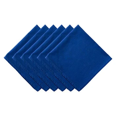 Obrázek DII Solides Servietten Set Kollektion:, Baumwolle, Anchor Blue, 20&quot; x (Set of 6), 6