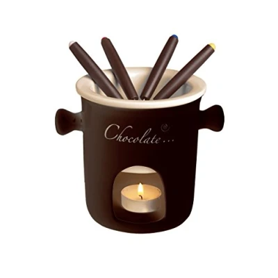 Obrázek Excelsa Molecuisine čokoládové fondue 7dílná sada čokoládového krému/hnědé