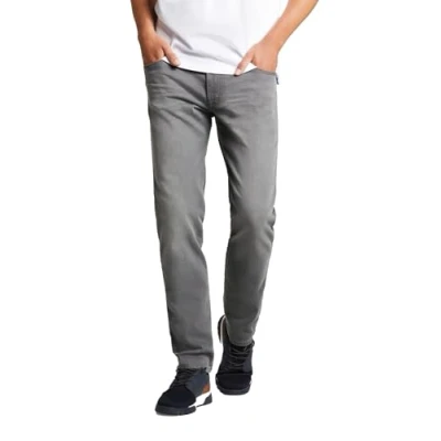 Obrázek bugatti pánské džíny Power Stretch Slim džínové kalhoty Denim, Šedá