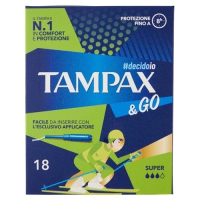 Obrázek TAMPAX &amp;Go Super x18