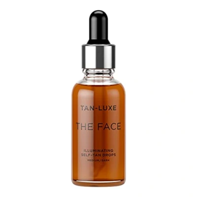Obrázek TAN LUXE THE FACE samoopalovací kapky, tmavé, kapky pro péči o pleť individuální opálení obličeje, bez pokusů na zvířatech a veganské, 10 ml