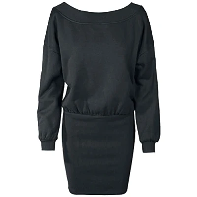 Obrázek Urban Classics dámské šaty, k dostání v mnoha různých barvách, velikosti XS až 5XL, černá (Black 0007).