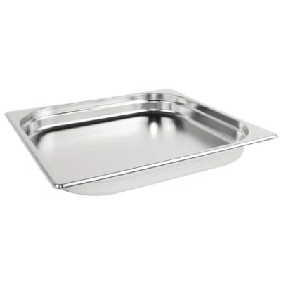 Obrázek Vogue Pánev na potraviny K810 2/3, ušlechtilá ocel, 3,5 l / 40 mm hluboká nádoba potraviny, stříbrné barvy
