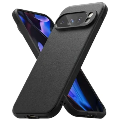 Obrázek Ringke Onyx pouzdro kompatibilní s Google Pixel 9 Pro, pevné uchopení protiskluzové, štíhlé, odolné proti otiskům prstů, robustní TPU nárazuvzdorné na mobil poškrábání černé