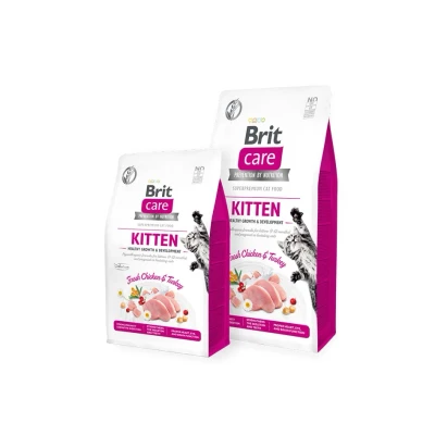 Obrázek BRIT CARE Cat Grain Free Kitten Healthy Growth &amp; Development 7kg
