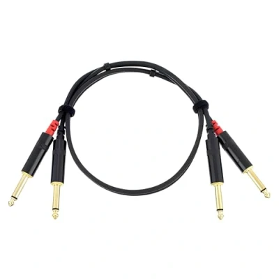 Obrázek CORDIAL kabel AUDIO dvojitý Jack mono 60 cm Essentials
