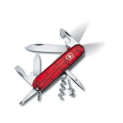 Obrázek Victorinox Spartan Lite, důstojnický nůž, švýcarský kapesní Swiss Army Knife, červená transp.