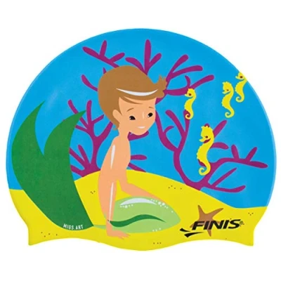 Obrázek Finis Unisex Adult Merman Mermaid Silicone Cap, One Size