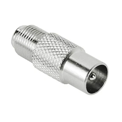 Obrázek Hama 122487 Adapter für Kabel (F, Coax, männlich/weiblich, Edelstahl)