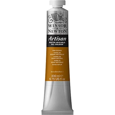 Obrázek Winsor &amp; Newton 1537552 Artisan olejová barva, vysoká koncentrace pigmentu, dobrá krycí schopnost a stálost na světlo 200 ml tuba, Siena Natur