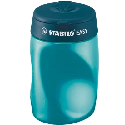 Obrázek Ergonomické ořezávátko na konzervy pro leváky STABILO EASYsharpener 3 v 1 petrolejová