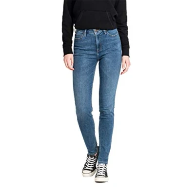 Obrázek Lee Scarlett HIGH Skinny džíny, Ženy, Velikost: 24x31, Mid copan
