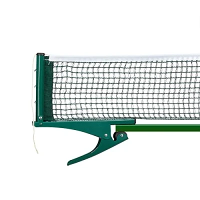 Obrázek Relaxdays Stolní tenis síť, Ping Pong kov svorky, outdoor, odpuzující vodu, v X š h: 15 174 2,5 cm, zelená