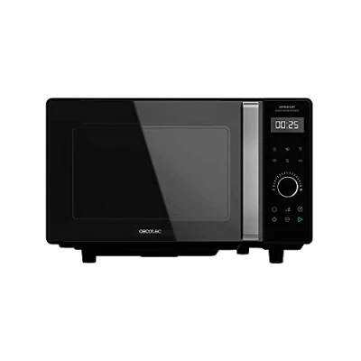 Obrázek Cecotec Digitální dotyková mikrovlnná trouba bez talíře GrandHeat 2500 Flatbed Touch Black. objem 800 W, 25 litrů, 8 předkonfigurovaných funkcí, časovač