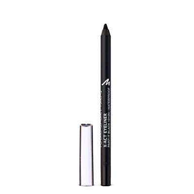 Obrázek Manhattan x Act Eyeliner pera, černá tužka na oční linky pro ideální linky, voděodolná, barva Paint It Black 1010N, 1 g