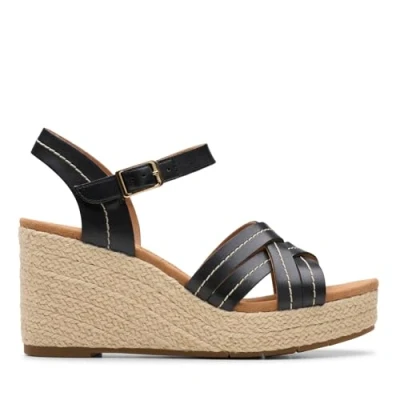 Obrázek Clarks Sabina Strap Espadrilky, Ženy, Velikost: 39, Black boty