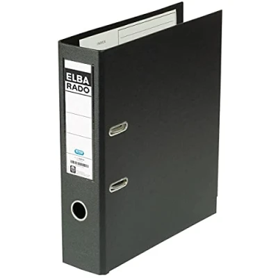Obrázek Plastový pořadač „Rado Plast“ od Elba, A4, PVC, černá