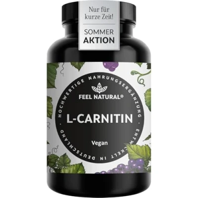 Obrázek L karnitin 120 kapslí špičková surovina Carnipure® vysoká dávka, bez přísad, vyrobeno v Německu, veganské