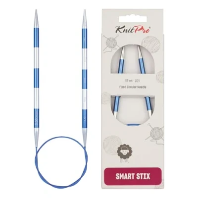 Obrázek KnitPro 42072 SmartStix kruhová pletací jehla, kov, pestrá, 60 cm, 5,5 mm