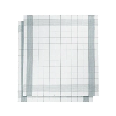 Obrázek De witte Lietaer 200064 balení 2 ks utěrka len/bavlna, modrá, 68 x cm