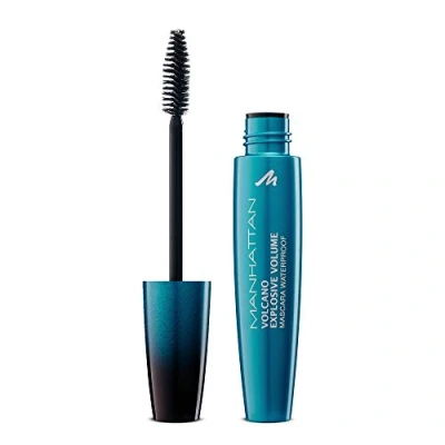 Obrázek Manhattan Řasenka Volcano Waterproof, voděodolná řasenka pro nepřekonatelný objem a maximální zvýraznění barev řas, barva černá 1010N, 1 x 10 ml