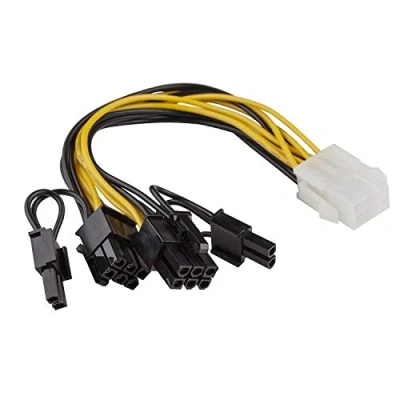 Obrázek adaptare 36052 napájecí adaptér grafické karty (PCI e, 6pólový samice na 2X 6+2pólový konektor)