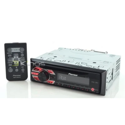 Obrázek Pioneer DEH 150MP CD tuner, Front AUX IN, 4x 50 Watt, osvětlení displeje bílý, klávesnice červené, MOSFET zesilovač, 5pásmový grafický ekvalizér
