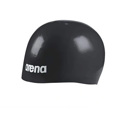 Obrázek Arena Unisex Molded Pro II USA Badekappe für Erwachsene, Bequeme Enge Passform, Pooltraining und Rennschwimmzubehör, Schwarz, Einheitsgröße