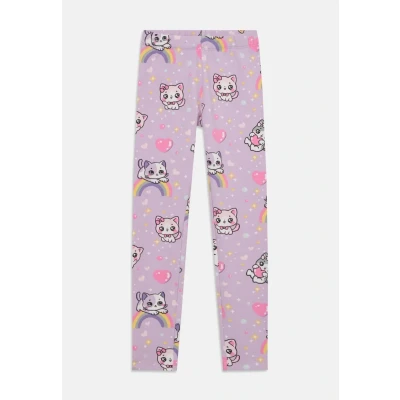 Obrázek Lindex Leggings CATS AND Rainbows Punčochy pro děti, Velikost: 110, Light lilac