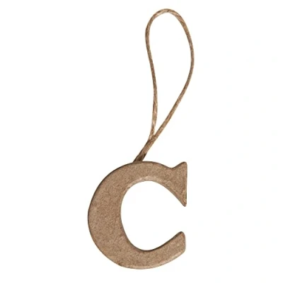 Obrázek Rayher 67077000 Pappmaché písmeno C FSC Recycled 100%, 4x3,5x1cm, mi