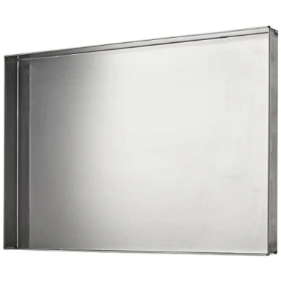 Obrázek Pentole Agnelli Backform und Pizza, rechteckig, aus Aluminiumlegierung 3003, mit geraden Kanten, 60 x 40 4 cm