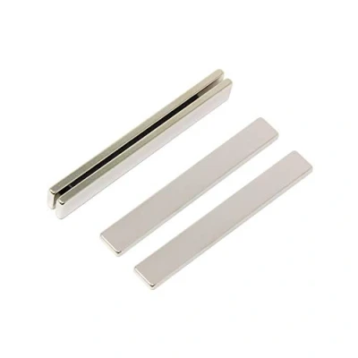 Obrázek N42 Neodym Magnet Für Kunst, Handwerk, Modellherstellung 75mm x 10mm 3mm Dick 12,4kg Zug Pack von 4