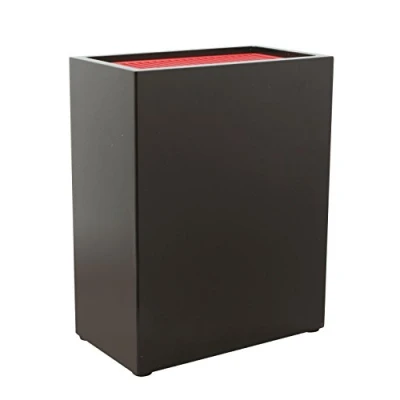 Obrázek Rockingham Forge prázdný blok na nože, plast, černý lesklý, 18,5 x 10,5 22,5 cm, nože
