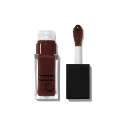 Obrázek e.l.f. Glow Reviver Lip Oil, Nourishing Tinted Oil For A High Shine Finish, Infused With Jojoba Vegan &amp; Cruelty Free, Hot as Fudge