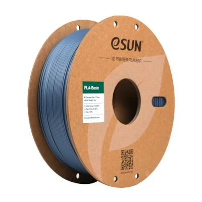 Obrázek eSUN PLA Filament 1,75 mm, Basic vlákno pro 3D tiskárny, přesnost rozměrů +/ 0,03 cívka 1 kg (2,2 LBS) Super Speedy struna šedá