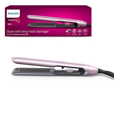 Obrázek Philips Žehlička na vlasy řady 5000 s technologií ThermoShield, Mauve [model BHS530/00]