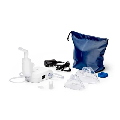 Obrázek OMRON C803 Kompaktes, leichtes und benutzerfreundliches Inhalationsgerät für Erwachsene Kinder, Inhalator zur Behandlung von Husten Erkältung, Bronchitis, Asthma mehr zu Hause