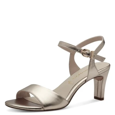 Obrázek Tamaris Sandál dámský veganský elegantní, Light Gold, 40 EU