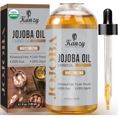 Obrázek Kanzy jojobový olej a šípkový bio lisovaný za studena (120 ml, olej)