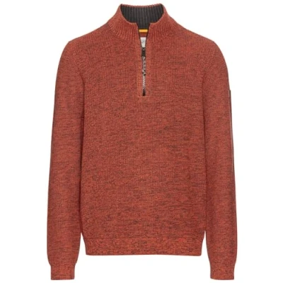 Obrázek camel active Pánský pletený svetr z bavlněné směsi, červená oranžová, XL