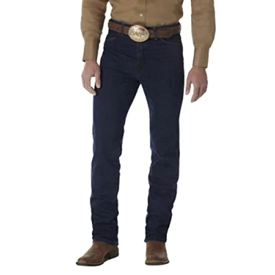 Obrázek Wrangler Pánské džíny Slim Fit kovbojský střih, Modrá (dark stone)