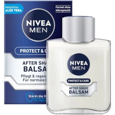 Obrázek NIVEA MEN Protect &amp; Care After Shave balzám (100 ml), uklidňující péče po holení s aloe vera a vitamínem B5