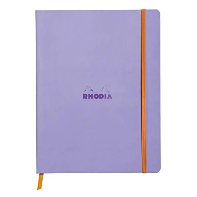 Obrázek Rhodia 117509C poznámkový sešit (s měkkou obálkou, linkovaný, 80 listů, 19 x 25 cm) iris